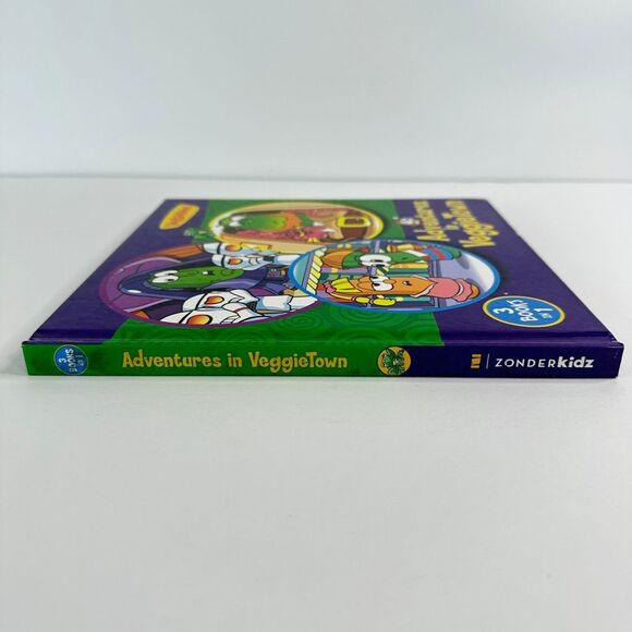 2/$8 VeggieTales-Adventures in VeggieTown-3 Books in 1 (Hardcover) - Picture 7 of 10